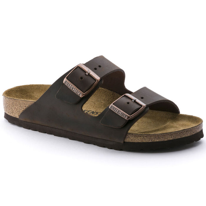 Birkenstock Arizona Regulard Width in Oiled Leather Habana