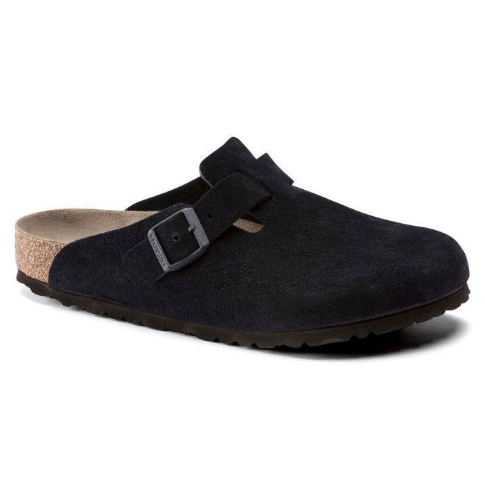 Birkenstock Boston Soft Footbed Suede Narrow/Medium Width