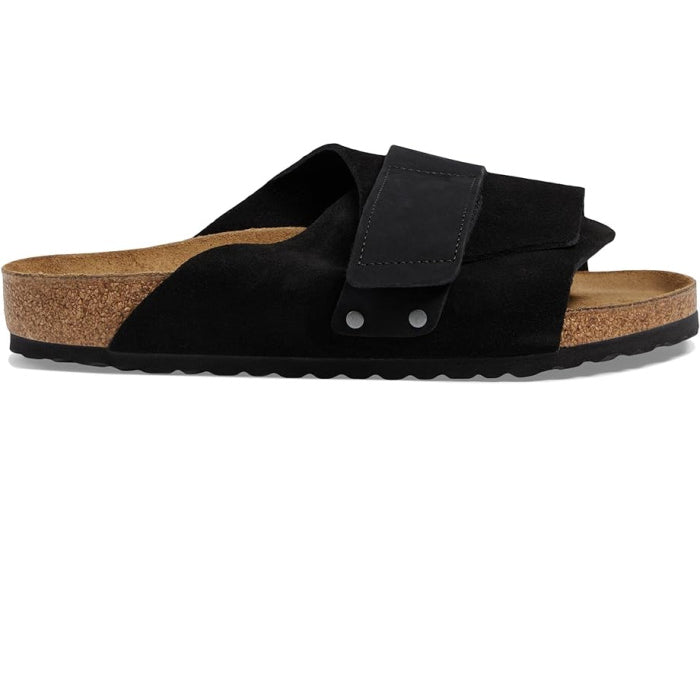Birkenstock Kyoto Narrow Width in Black Suede