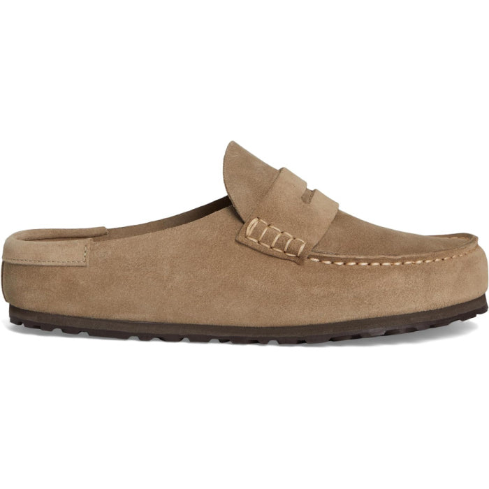 Birkenstock Naples Wrapped Loafer Taupe in Regular Width