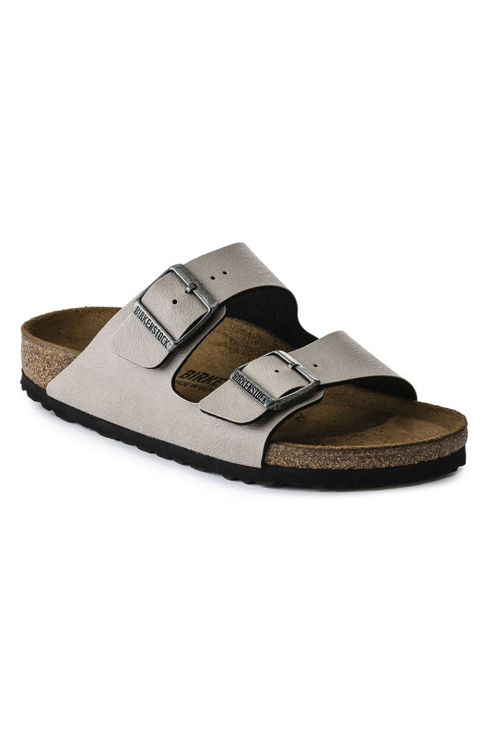 Birkenstock Arizona Birko-Flor Narrow Width in Pull Up Stone