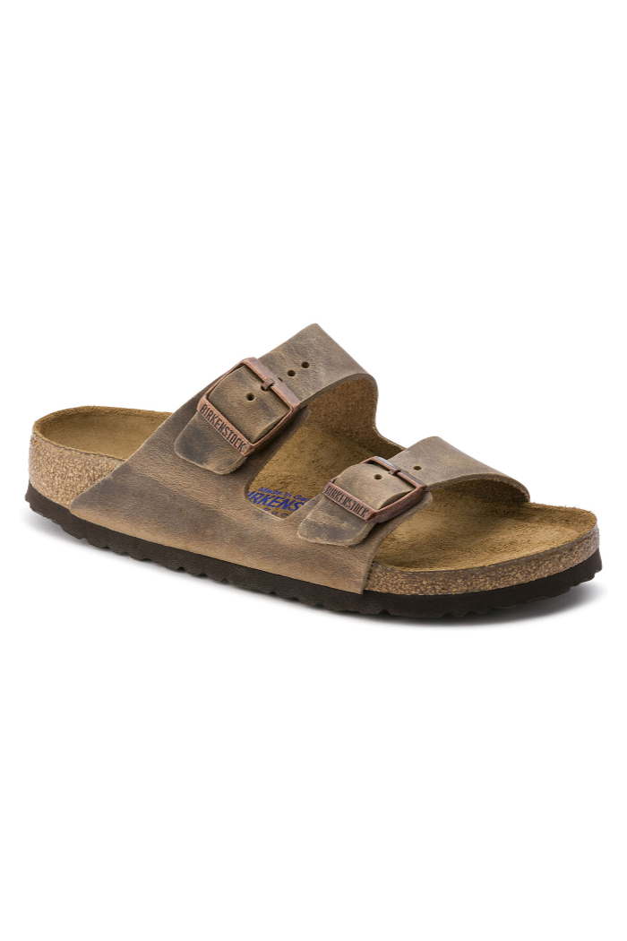 Birkenstock Arizona Soft Footbed Regular Width in Tobacco Brown
