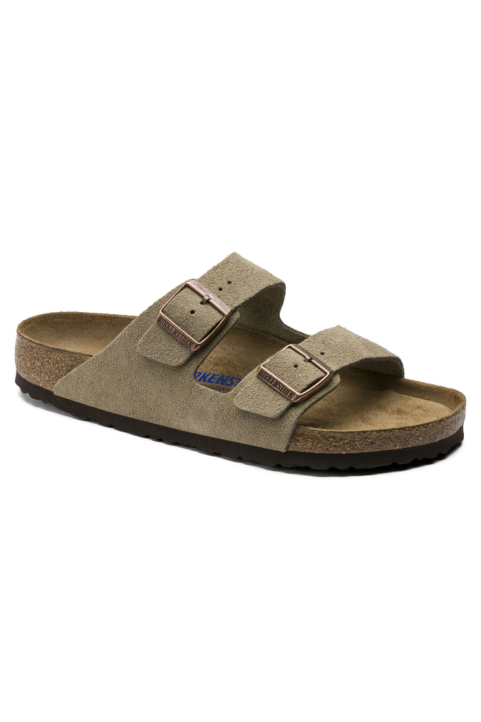 Birkenstock Arizona Soft Footbed Narrow Width in Taupe