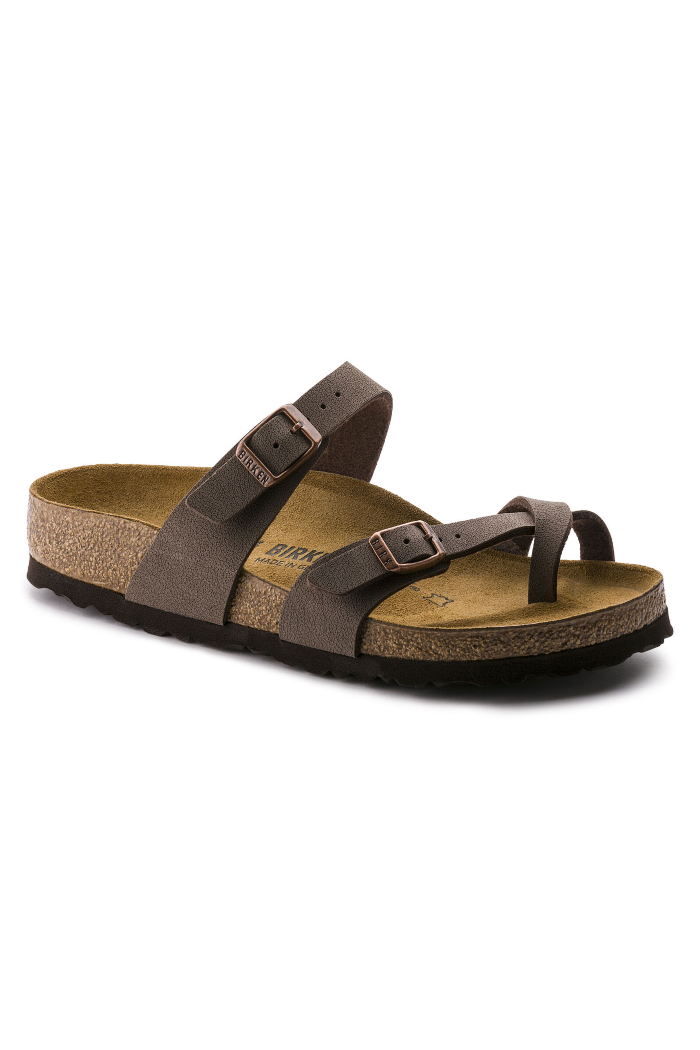 Birkenstock Mayari Birko-Flor Regular Width in Mocha