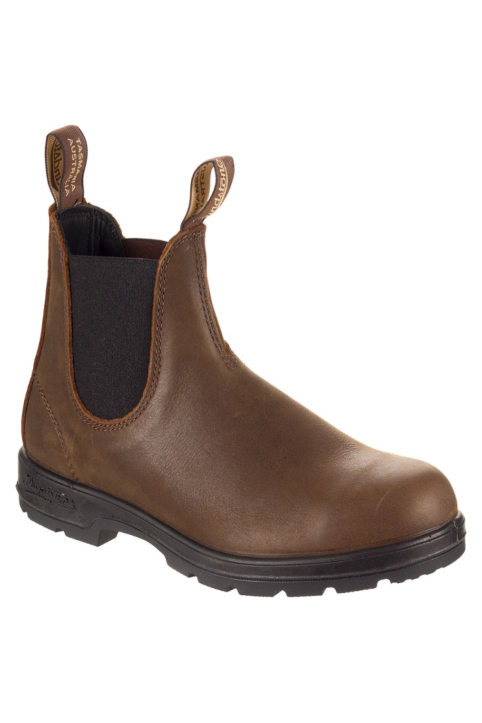 Blundstone Chelsea Boot Super 550  Series In Antique Brown