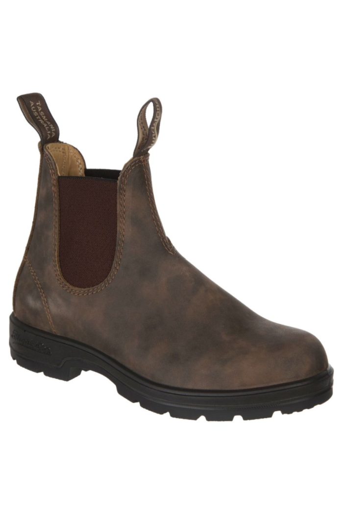 BLUNDSTONE Classic Chelsea Boot Super 550 Series in Rustic Brown