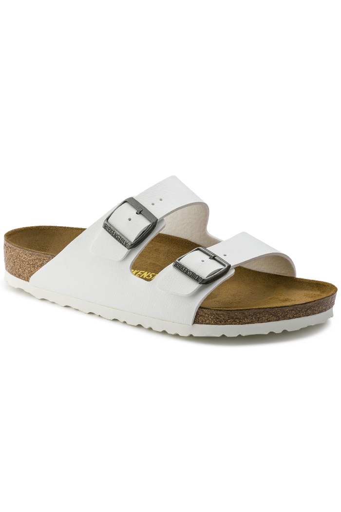 Birkenstock Arizona Birko-Flor Narrow Width in White