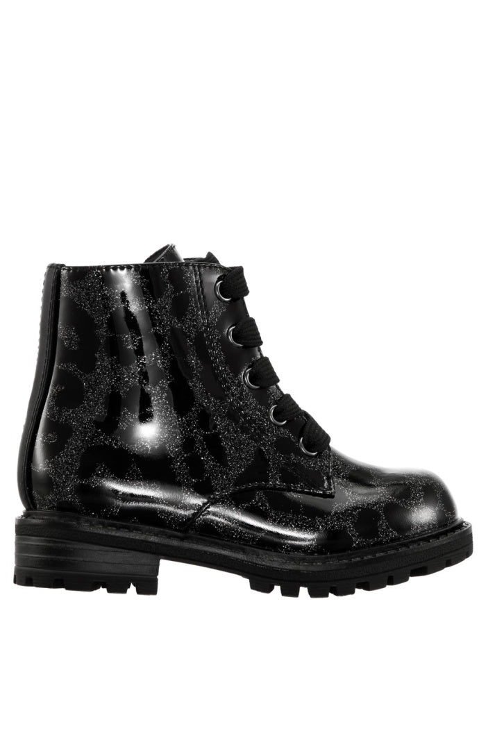 Nina Janis Patent Leopard Boot