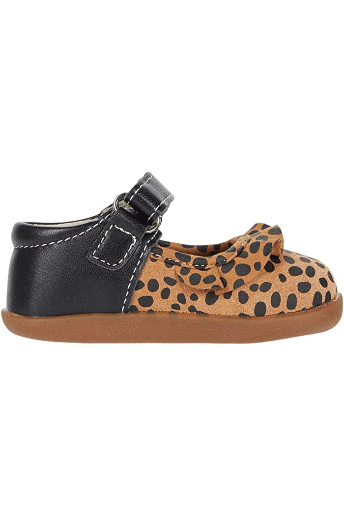 See Kai Run  Belle First Walkers in Brown Spots