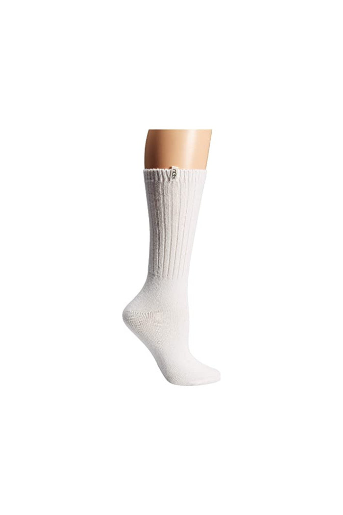 UGG W RIB KNIT SLOUCHY CREW SOCKS