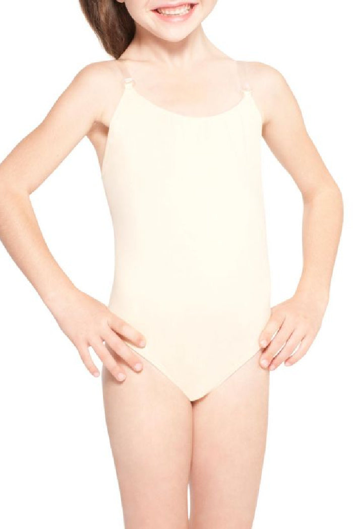 Capezio Children's Camisole Leotard with Clear Transition Straps