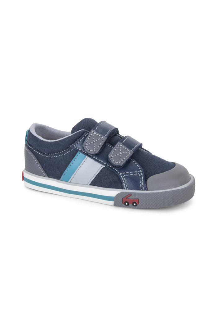 See Kai Run Russell Sneaker Ocean Clouds 10 See Kai Run Russell Sneaker Ocean Clouds 10