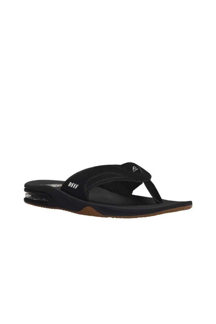 REEF FANNING MEN'S FLIPFLOP  IN BLACK