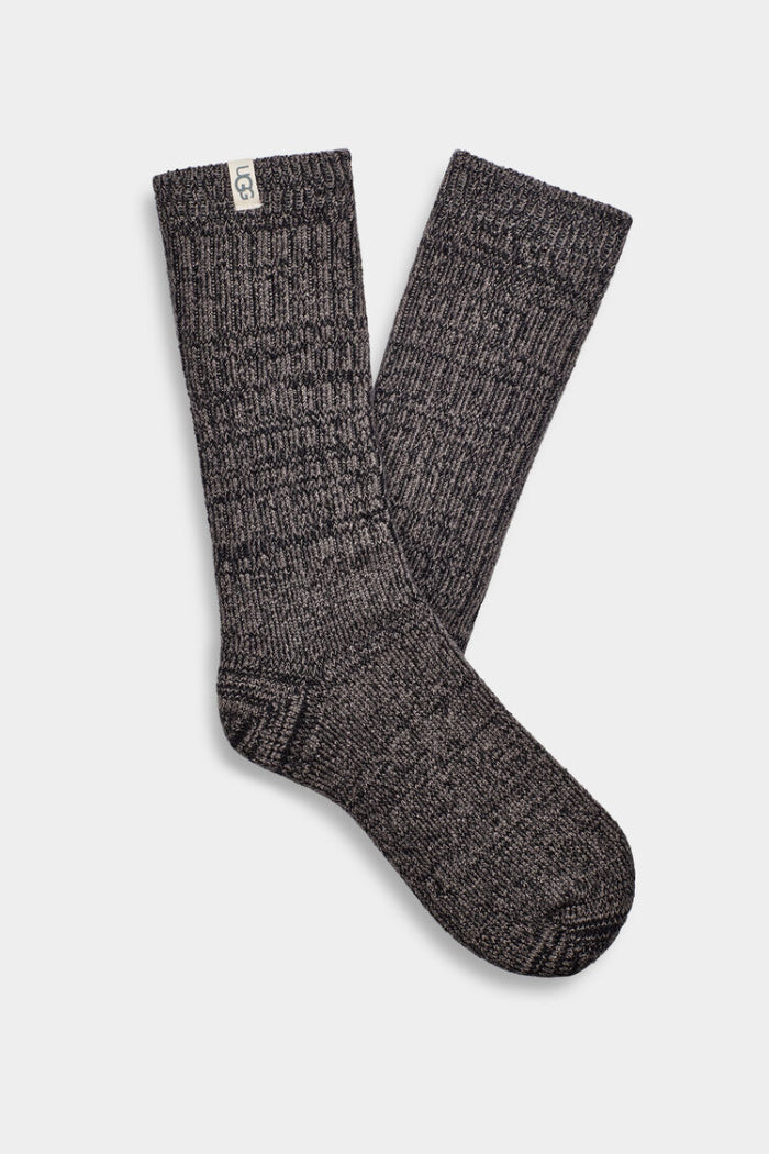 UGG W RIB KNIT SLOUCHY CREW SOCKS