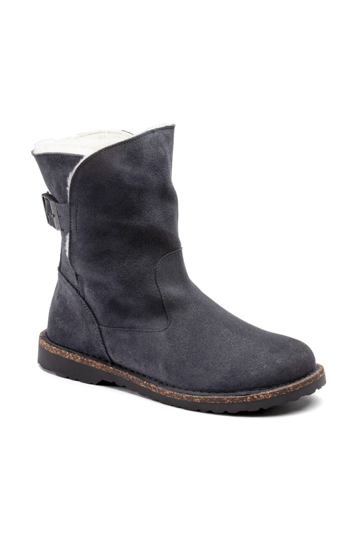 BIRKENSTOCK SUEDE UPSALA IN GRAPHITE SUEDE