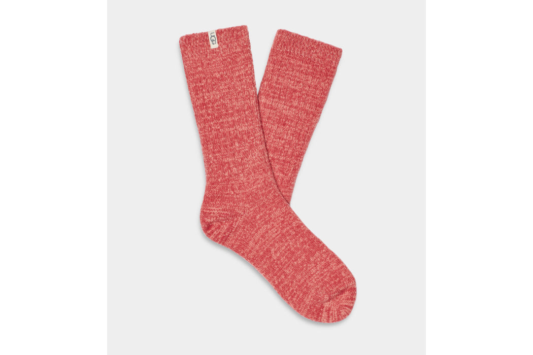 UGG W RIB KNIT SLOUCHY CREW SOCKS