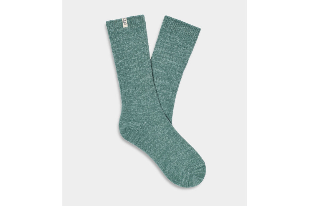 UGG W RIB KNIT SLOUCHY CREW SOCKS