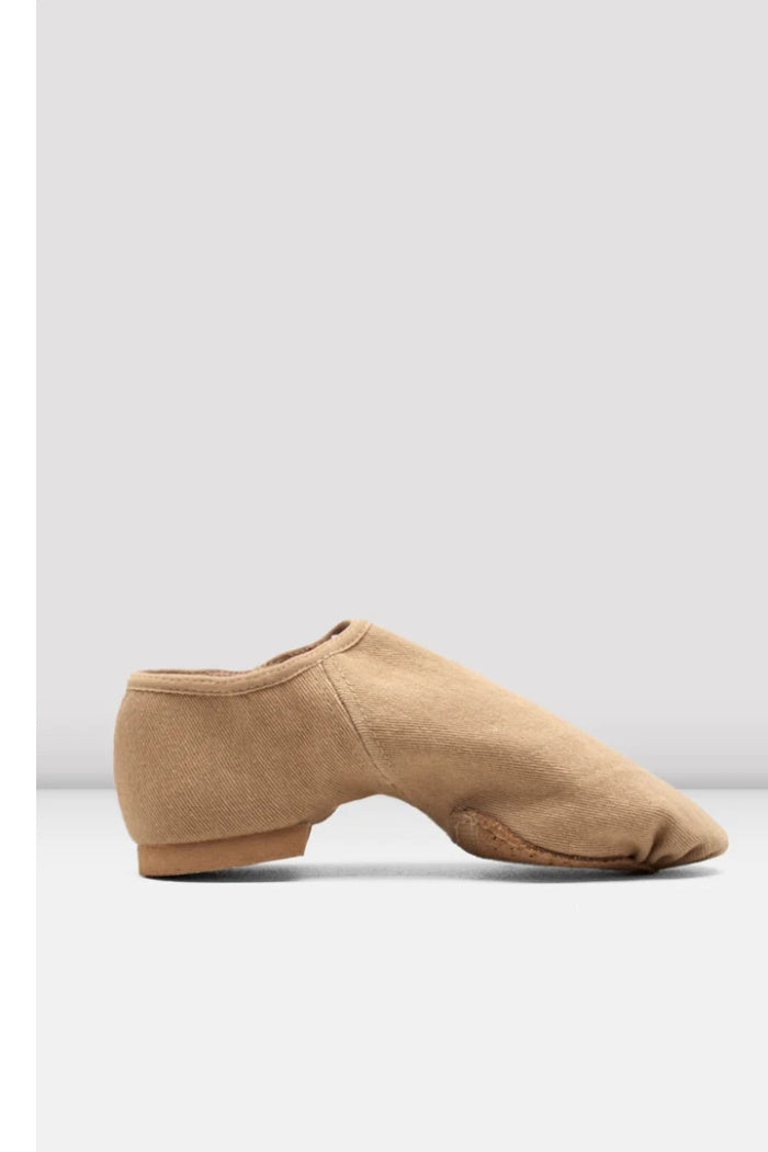 Bloch Phantom Tan Jazz Shoes in Stretch Canvas