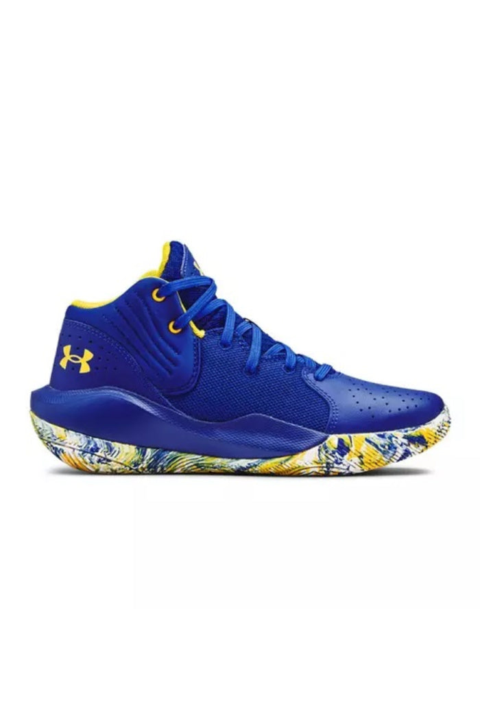 Boys Under Armour GS Jet '21 in Blue/White