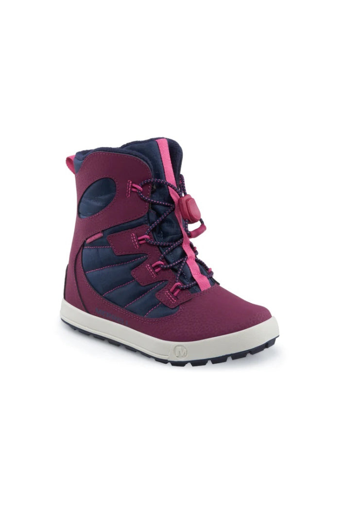Boys Merrell Snow Bank 3.0 Waterproof Boots in Wheat