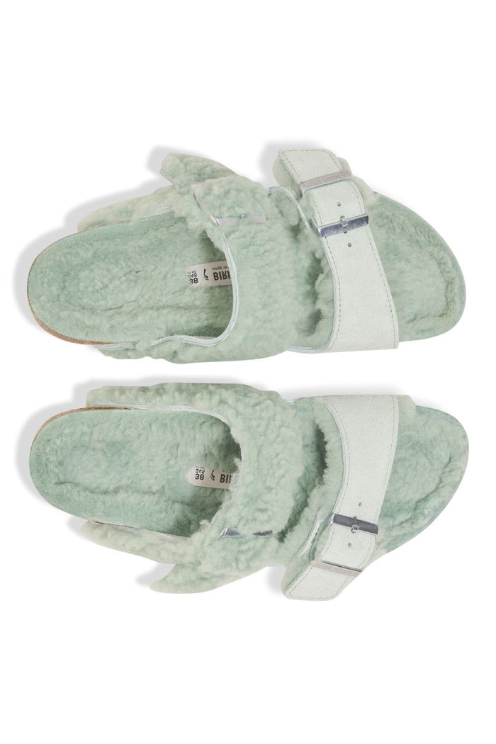 Birkenstock Arizona Split Teddy Parts Rivet Logo – villageshoes Birkenstock Arizona Split Teddy Parts Rivet Logo – villageshoes