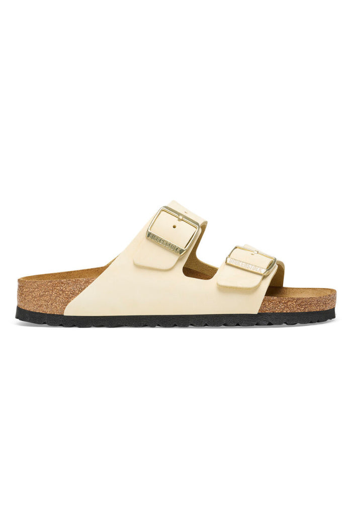 Birkenstock Arizona Nubuck Leather Soft Footbed Narrow Width