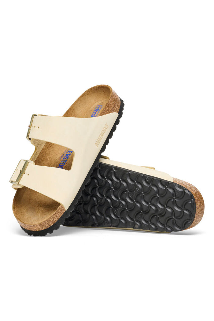 Birkenstock Arizona Nubuck Leather Soft Footbed Narrow Width