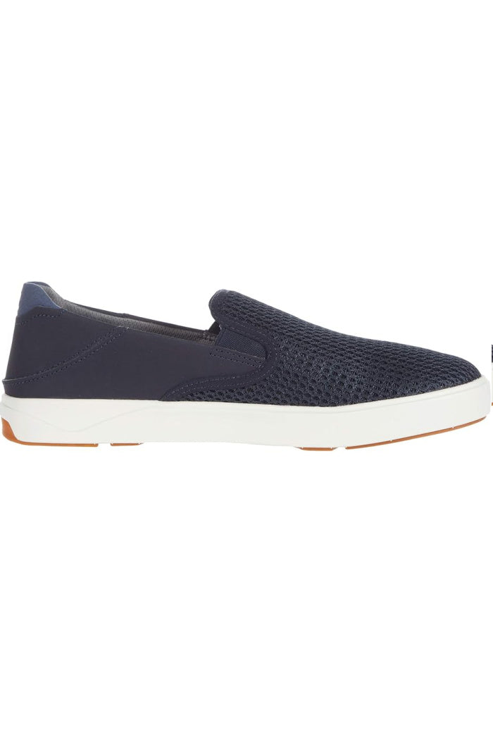 Men's OluKai Lae'ahi Slip-On Sneakers in Blue Depth/Blue Depth