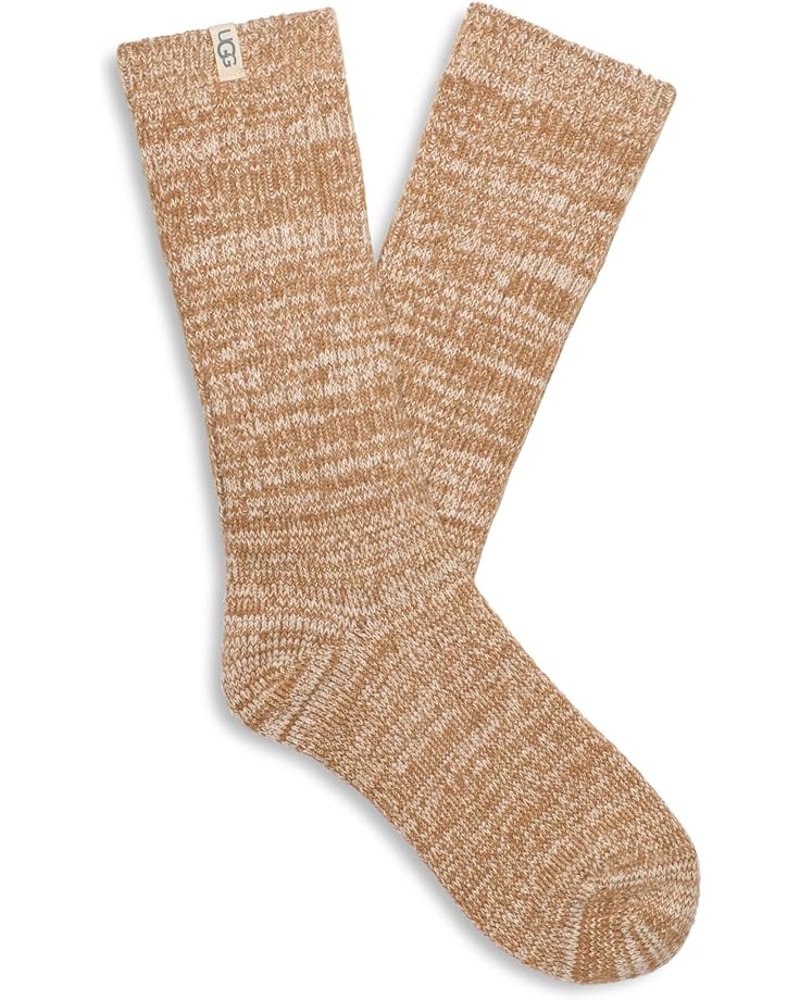 UGG W RIB KNIT SLOUCHY CREW SOCKS