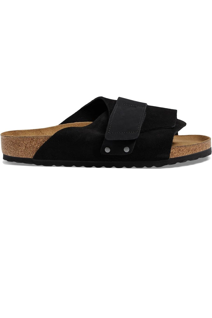 Birkenstock Kyoto Narrow Width in Black Suede – villageshoes