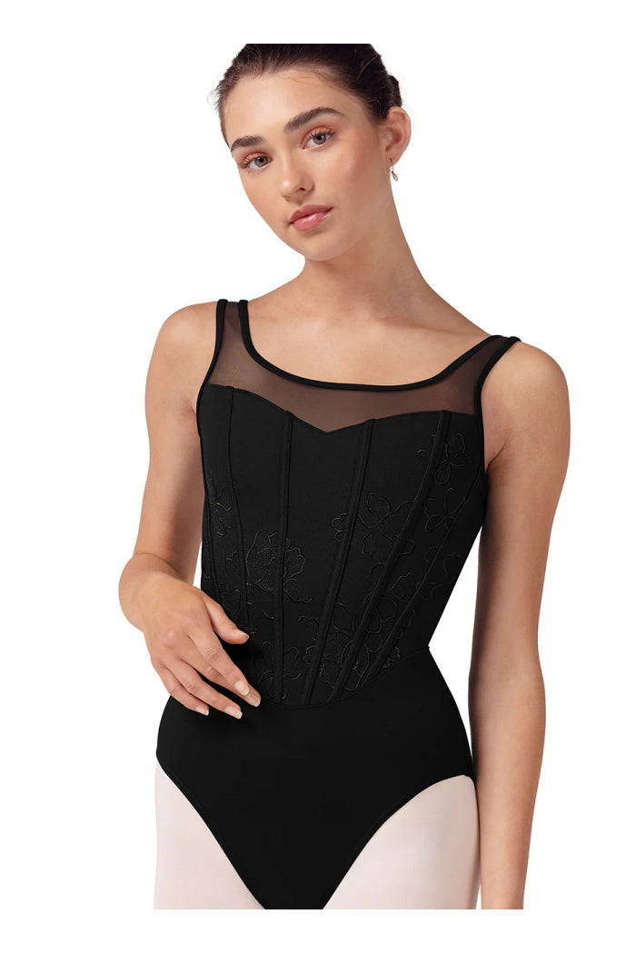 Bloch Front Corset Tank Leotard