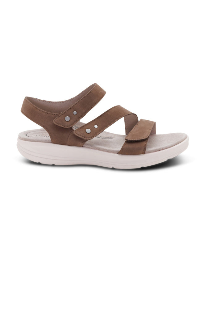 Aetrex Savannah Adjustable Quarter Strap Sandal