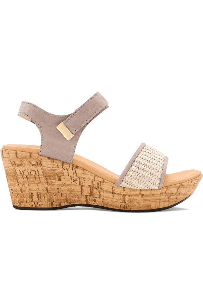 Summer Raffia Wedge Sandal