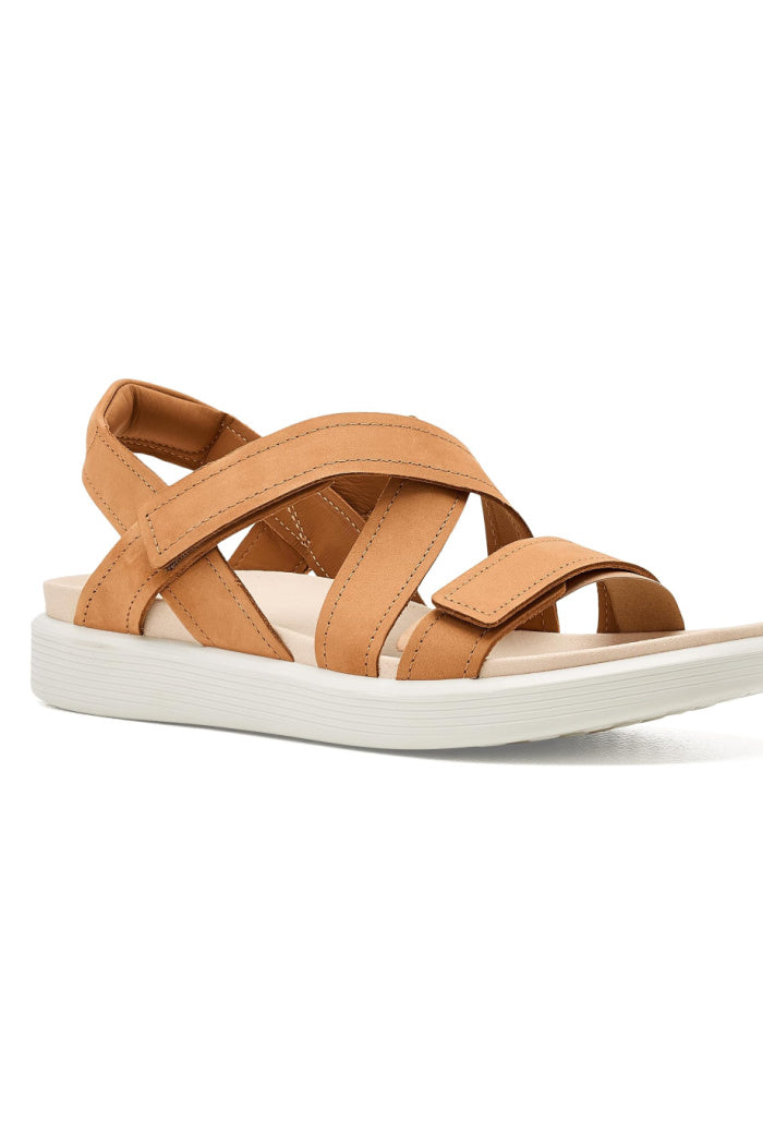 ECCO Soft Sandal with Cross Strap