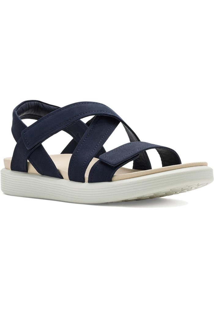 ECCO Soft Sandal with Cross Strap