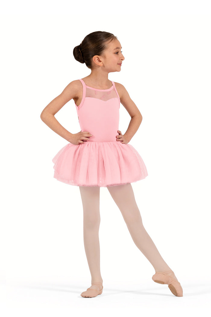 Floral Print Cami Tutu Leotard