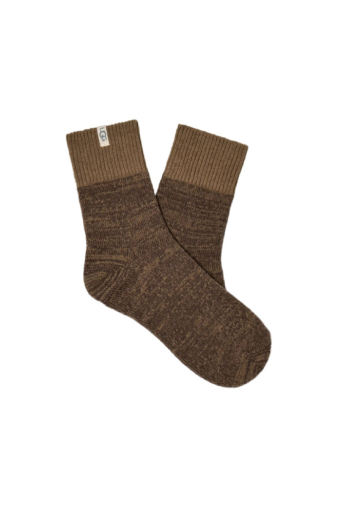 UGG W RIB KNIT SLOUCHY CREW SOCKS